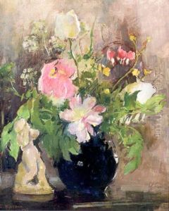 Stilleben Med Blommor by Esther Kjerner