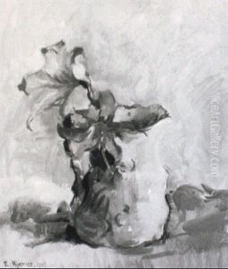 R"da Blommor I Kanna by Esther Kjerner
