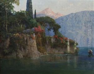 A Garden By The Lake by Karel Klar