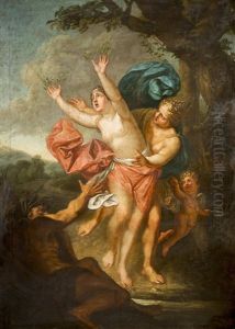 Apollo And Daphne by Carl Christian Klass