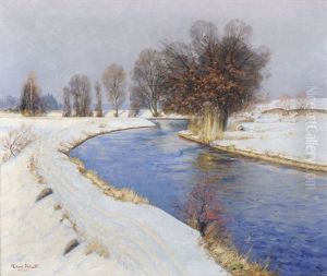 Wintersonne An Der Wurm by Hans (Johann) Klatt
