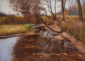 Herbst Im Wurmtal by Hans (Johann) Klatt
