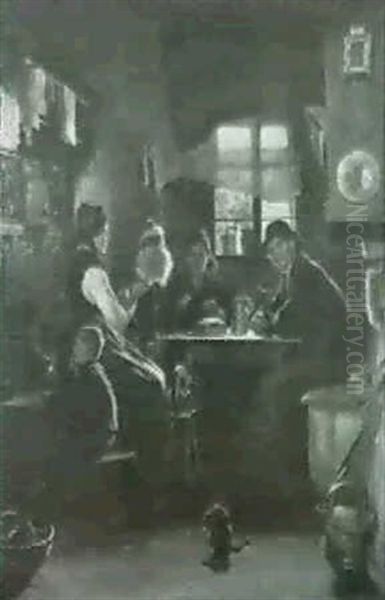 Feierabend In Der Bauernstube - view 1