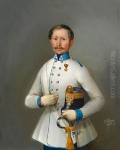 Bildnis Eines Offiziers by Josef Klaus