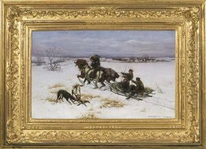 Fox Hunting by Bohdan von Kleczynski