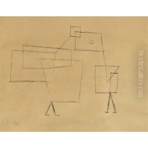 Begegnung Zum Disput by Paul Klee