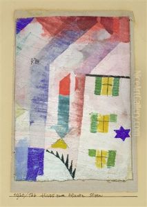 Das Haus Zum Blauen Stern by Paul Klee