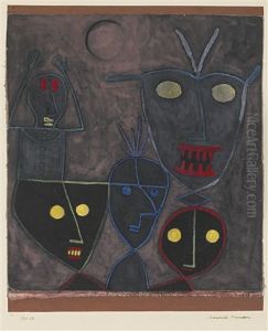 Daemonische Marionetten (demonic Puppets) by Paul Klee