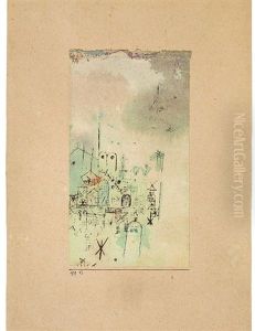 Skizze Einer Heiligen Stadt by Paul Klee