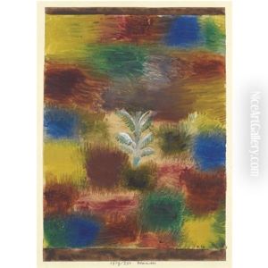 Baumchen-kleiner Baum Im Gebusch (little Tree - Little Tree Amid Shrubbery) by Paul Klee