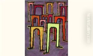 La Revolution Du Viaduc by Paul Klee
