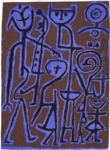 Masken Im Zwielicht by Paul Klee