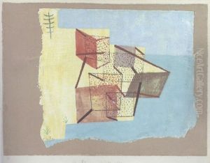 Bebautes Ufer by Paul Klee