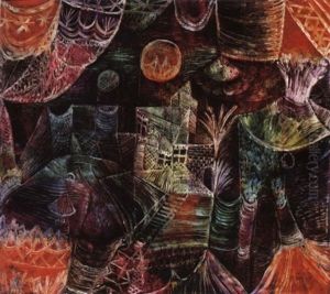 Buhnenlandschaft by Paul Klee