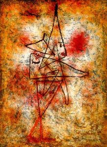 Clown Mit Kind (clown With Child) by Paul Klee