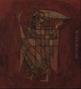 Allegorische Figurine (verblassung) by Paul Klee