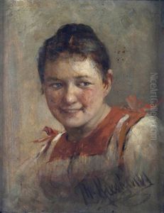 Schulterstuck Einer Jungen Frau In Tracht