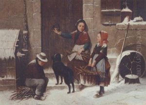 The Faggot-gatherers' Return by Theodor Kleehaas
