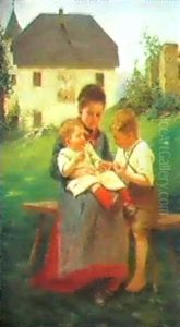 Geschwisterliebe by Theodor Kleehaas