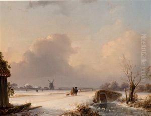 Winter, The Hague by Lodewijk Johannes Kleijn