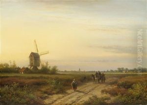 Weite Hollandische Landschaft by Lodewijk Johannes Kleijn
