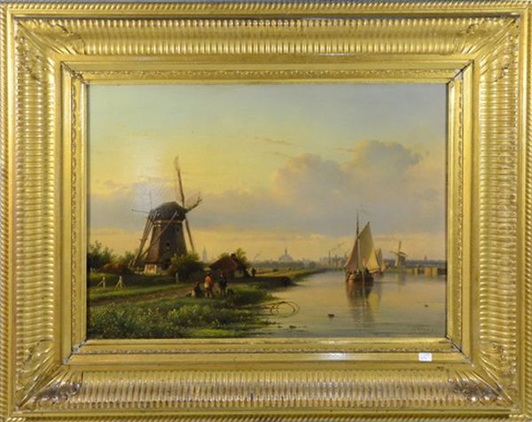 Marine Animee Avec Moulins - view 1
