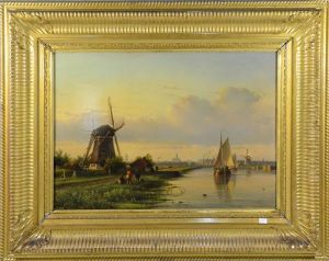 Marine Animee Avec Moulins