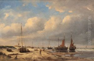 Fishing Boats On The Beach