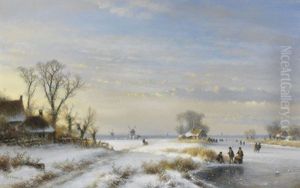 Wintervergnugen Auf Dem Eise