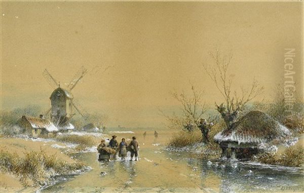 Auf Dem Zugefrorenem Fluss (+ Another, Lrgr; 2 Works) - view 1