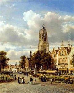 The Flower Market In Breda