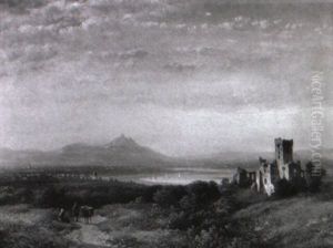 Fluslandschaft Mit Staffagen by Lodewijk Johannes Kleijn
