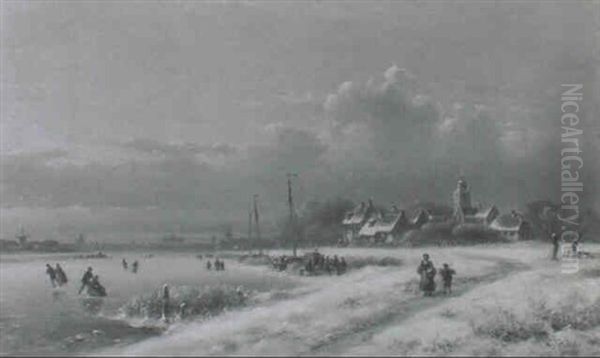 Winterlandschaft In Der Umgebung Von Haarlem - view 1