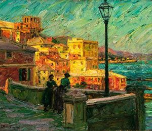 Genua Im Abendlicht by Julian Klein Von Diepold