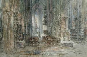 Cathedral Interior by Wyke Bayliss