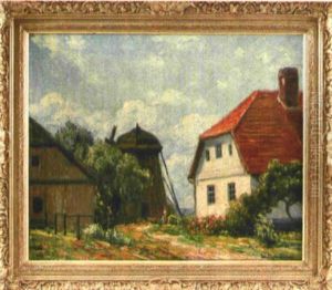 Hof Mit Muhle Und Schuppen