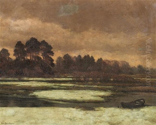 Winterliche Auenlandschaft - view 1