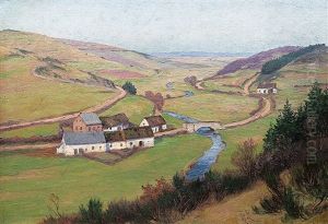 Eifel Landschaft: Weites Tal, Kleine Sielung, Blauer Bach