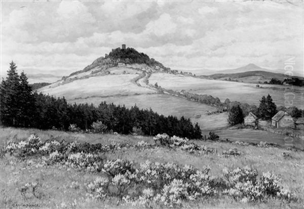 Eifellandschaft Mit Der Nurburg - view 1