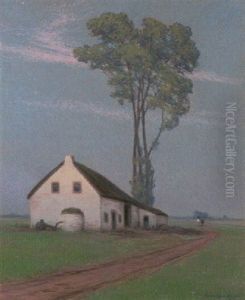 Landskab Med Lille Husmandsted by Maximilian Klein Von Diepold