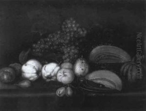 Stilleben Mit Fruchten by Auguste Klein