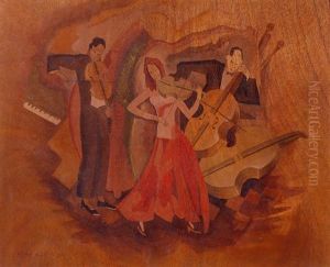 Musiker-trio (design For Inlay Work?)