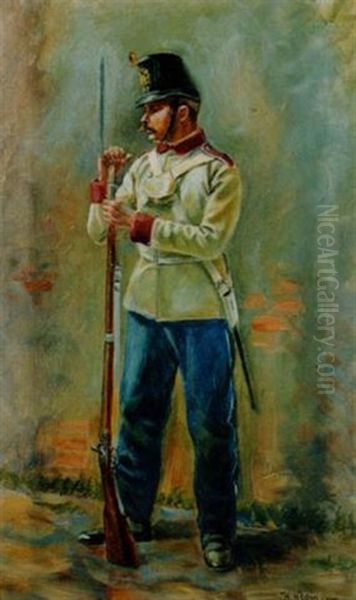 K.k. Infanterist In Der Adjustierung 1861-1866 - view 1