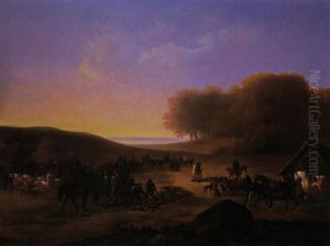 Die Ruckkehr Von Der Jagd by Johann Adam Klein