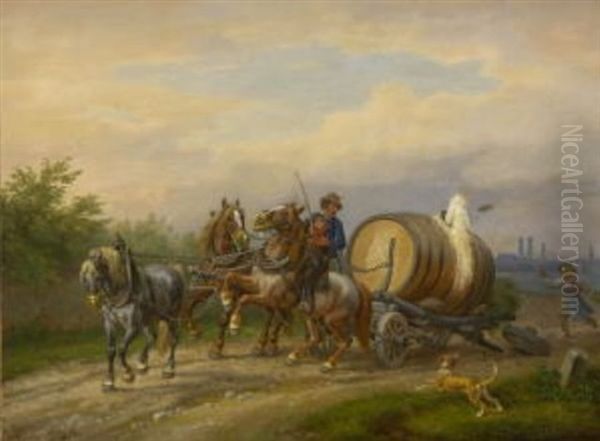 Verungluckter Biertransport Vor Den Toren Munchens - view 1