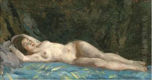 Reclining Nude by Philipp Klein