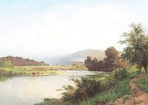 Partie An Der Sommerlichen Sieg by Wilhelm Klein