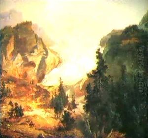 Der Morteratschgletscher Am Bernina by Wilhelm Klein