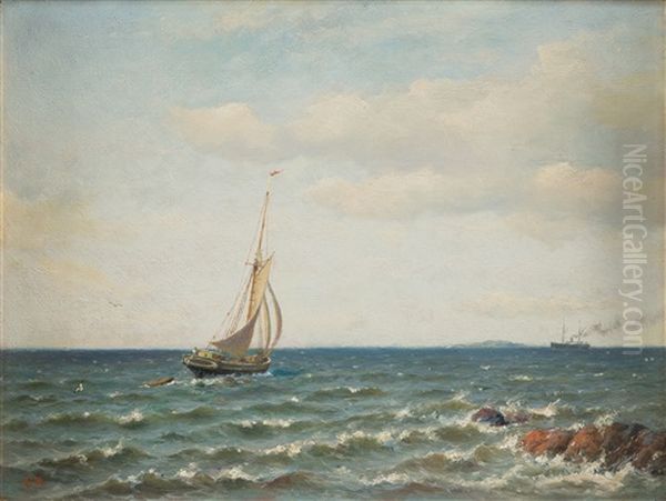 Vessels At Sea - view 1
