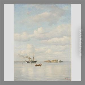 Calm Day At Sea by Oskar Conrad Kleineh
